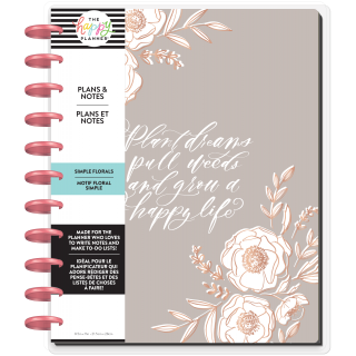 Simple Florals - Big Monthly Plans & Notes
