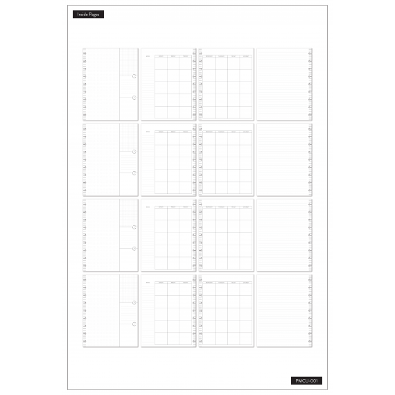 Vintage Florals - Classic Monthly Plans & Notes