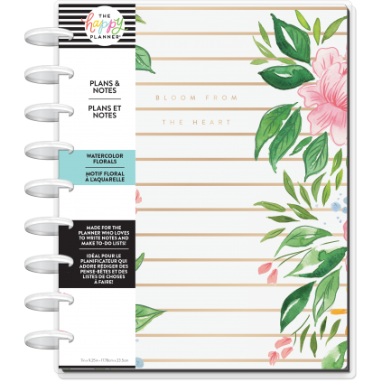 Watercolor Florals - Classic Monthly Plans & Notes