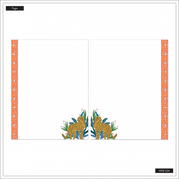 Jewel Tone Jungle - Big Notebook