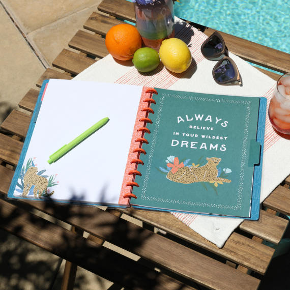 Jewel Tone Jungle - Big Notebook