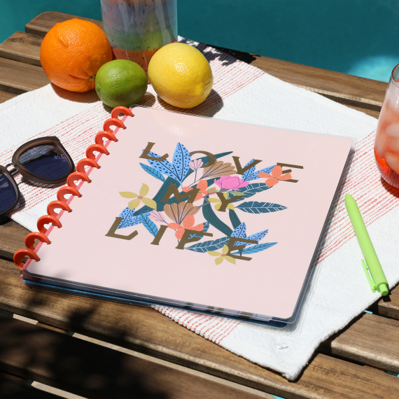 Jewel Tone Jungle - Big Notebook
