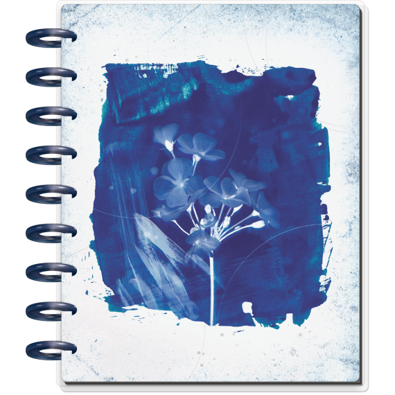 Cyanotype - Classic Frosted Dashboard Happy Planner - 12 Months