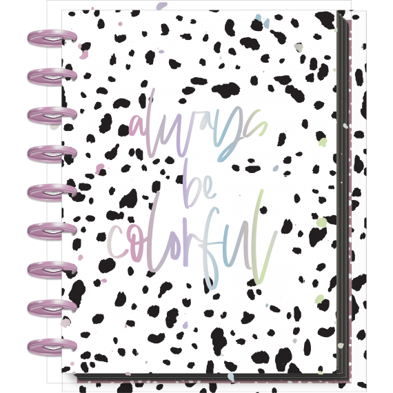 Colorful Animal - Classic Frosted Vertical Happy Planner - 12 Months