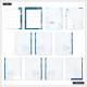 Cyanotype - Big Monthly Happy Planner - 12 Months