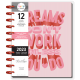 Feilvare - Think Pink - Big Lettering Happy Planner - 12 Months