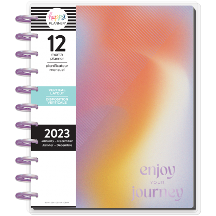 Happy + Mod - Big Vertical Happy Planner - 12 Months