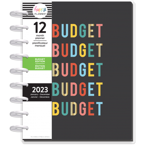 Feilvare - Bright Retro - Classic Budget Happy Planner - 12 Months