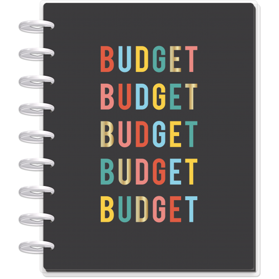 Feilvare - Bright Retro - Classic Budget Happy Planner - 12 Months