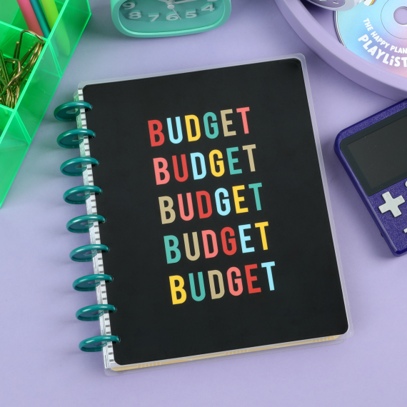 Feilvare - Bright Retro - Classic Budget Happy Planner - 12 Months