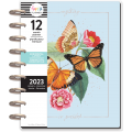 Feilvare - Butterflies & Blooms - Classic Horizontal Happy Planner - 12 Months