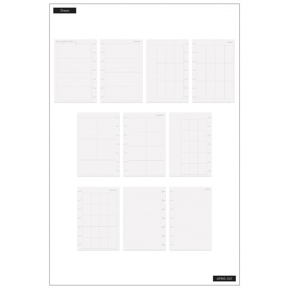 Mini Clear Sticker Planning Guide