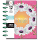 Psychedelic Florals - Classic Vertical Happy Planner - 12 Months