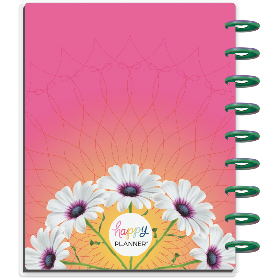 Feilvare - Psychedelic Florals - Classic Vertical Happy Planner - 12 Months