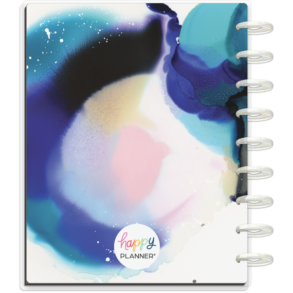 Inky Florals - Classic Wellness Happy Planner - 12 Months