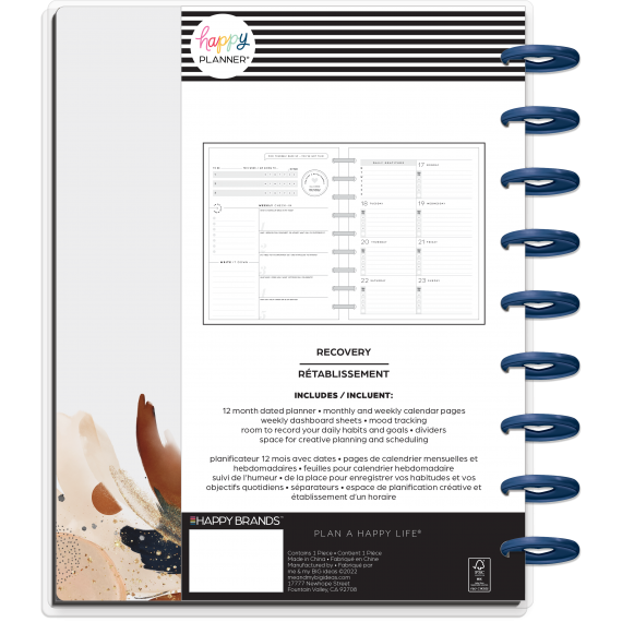 Recovery - Classic Recovery Happy Planner - 12 Months
