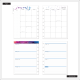 Feilvare - Live in Color - Classic Horizontal Happy Planner - 12 Months