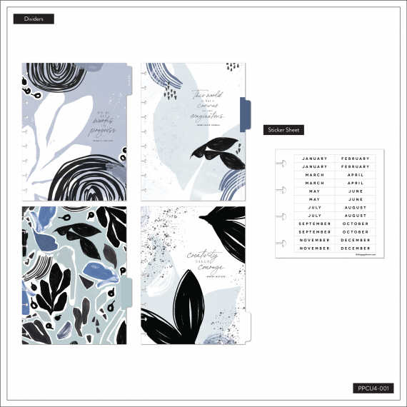 Feilvare - Funcky Abstract - Classic Daily Undated Happy Planner - 4 Months