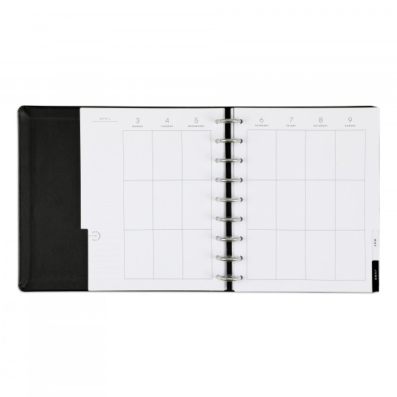 Work + Life Black & White - Classic Vertical Professional Happy Planner - 12 Months