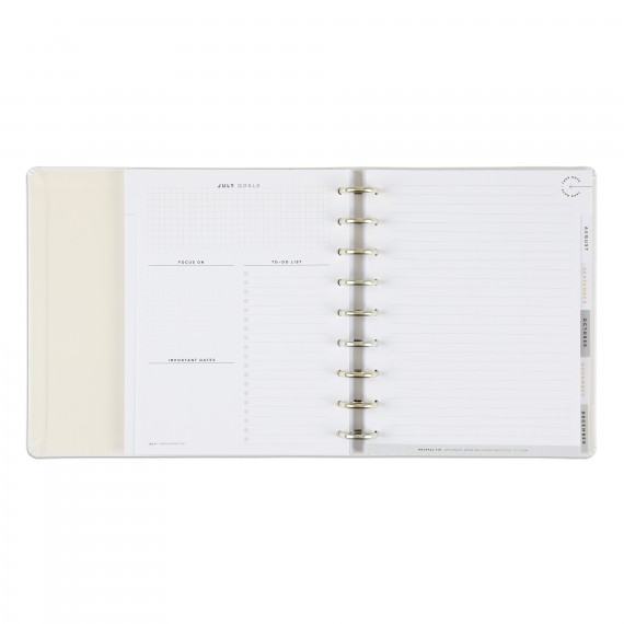 Work + Life Neutrals - Classic Vertical Professional Happy Planner - 12 Months