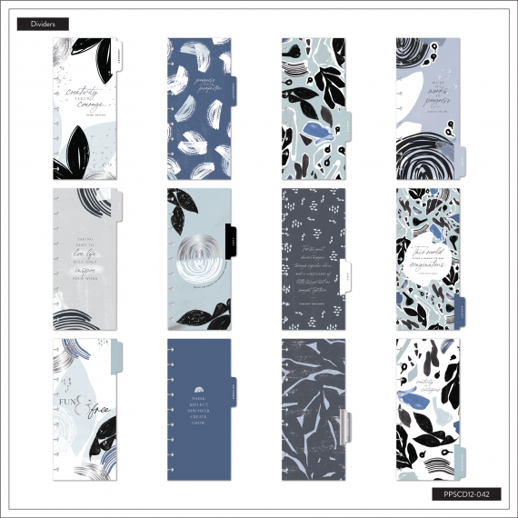 Feilvare - Funky Abstract - Skinny Classic Happy Planner - 12 Months