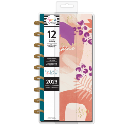 Tropical Boho - Skinny Classic Happy Planner - 12 Months