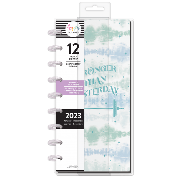Tie Dye Fitness - Skinny Classic Happy Planner - 12 Months