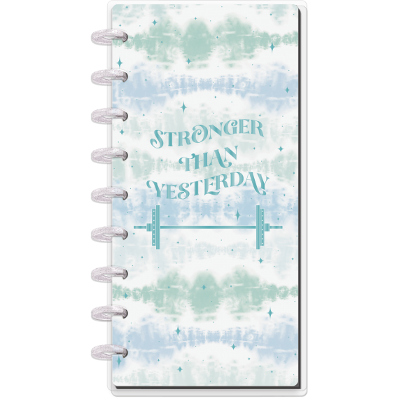 Tie Dye Fitness - Skinny Classic Happy Planner - 12 Months