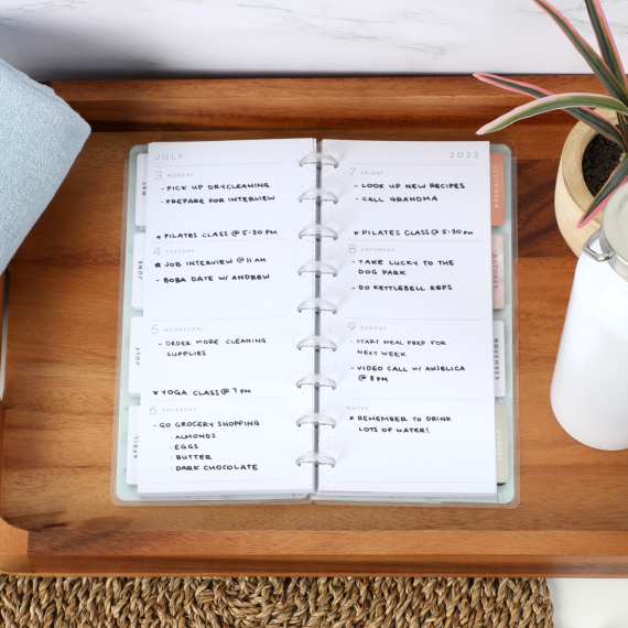 Tie Dye Fitness - Skinny Classic Happy Planner - 12 Months