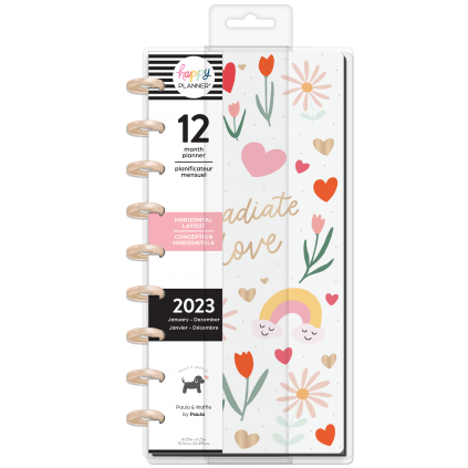 Feilvare - Whimsical Doodles - Skinny Classic Happy Planner - 12 Months