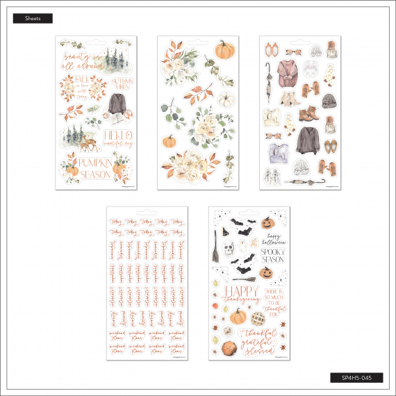 Fall Harvest - 5 Sheet Sticker Sheet