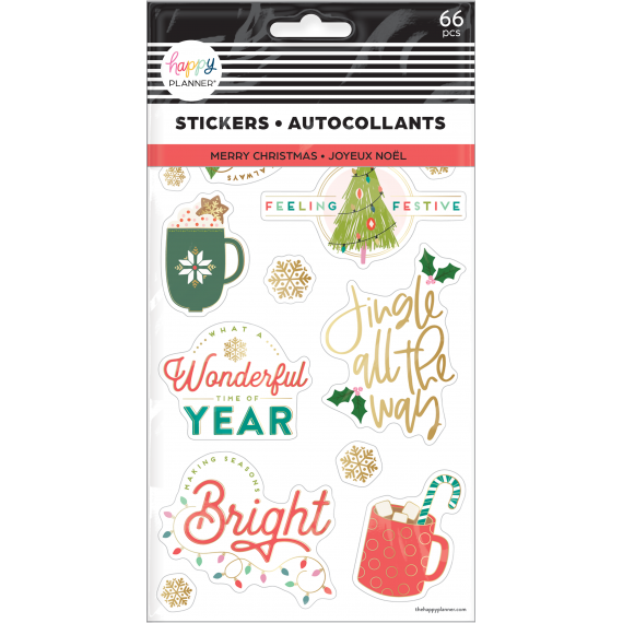 Merry Christmas - 5 Sheet Sticker Sheet