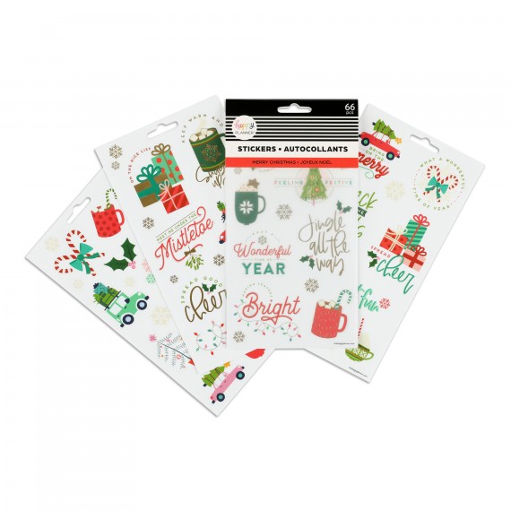 Merry Christmas - 5 Sheet Sticker Sheet