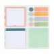 Work + Life Sticky Notes & Flag Labels - Bright Pastels