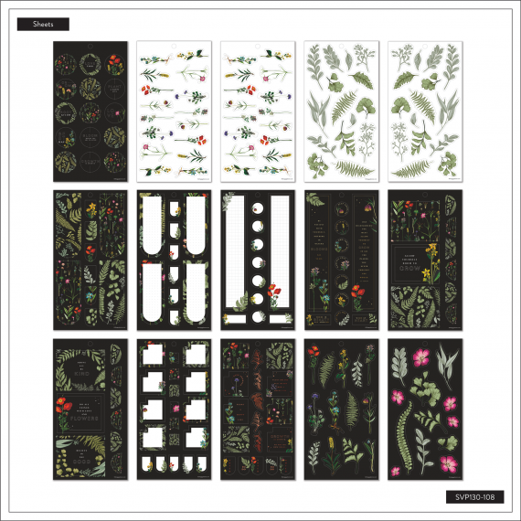 Deep Botanicals - Classic Value Pack Stickers