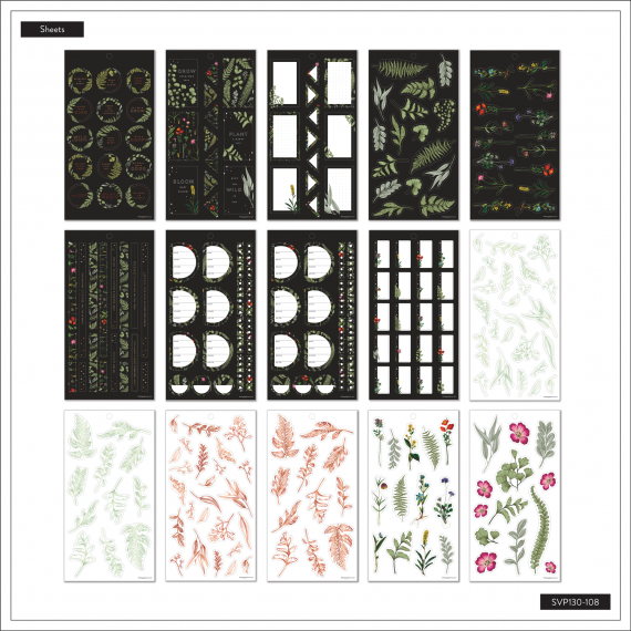 Deep Botanicals - Classic Value Pack Stickers