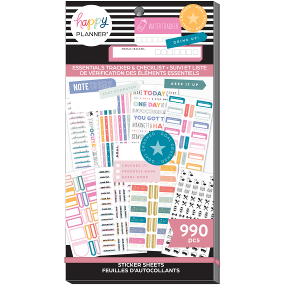 Essentials Trackers & Checklists - Classic Value Pack Stickers