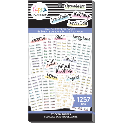 Hand-Lettered Basics - Classic Value Pack Stickers