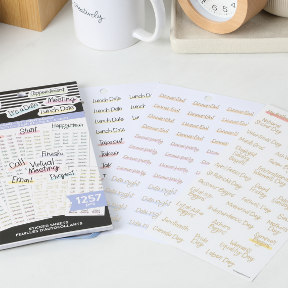 Hand-Lettered Basics - Classic Value Pack Stickers