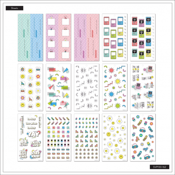 90's - Mini Value Pack Stickers