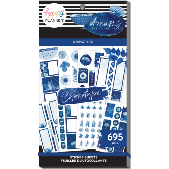 Cyanotype - Classic Value Pack Stickers