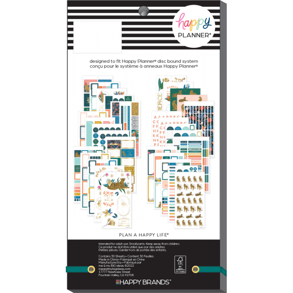 Jewel Tone Jungle - Mini Value Pack Stickers