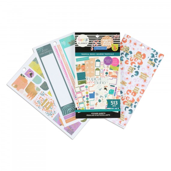 Tropical Boho - Classic Value Pack Stickers