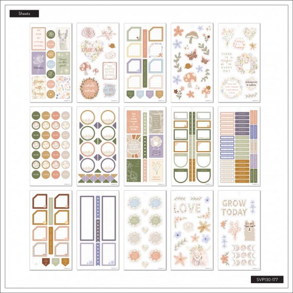 Painted Blossoms - Classic Value Pack Stickers