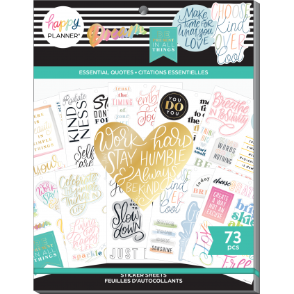 Essential Quotes - Large Value Pack Stickers
