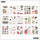 Butterflies & Blooms - Large Value Pack Stickers