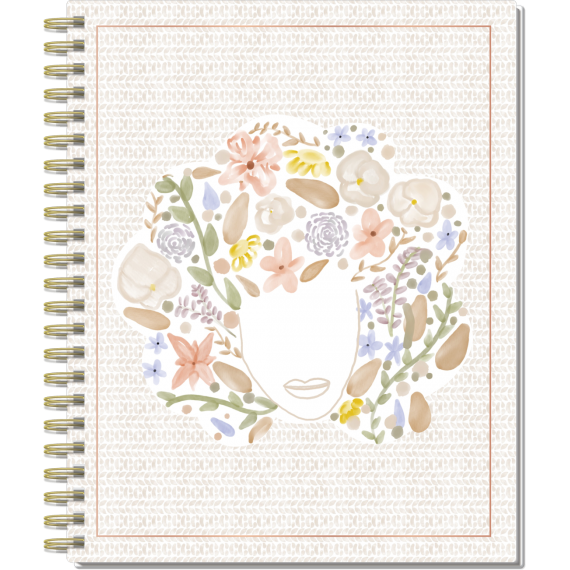 Painted Blossoms - Big Twin Loop Planner - 12 Month