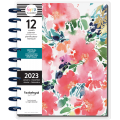 Feilvare - Ingrid Blooms - Big Vertical Happy Planner - 12 Months