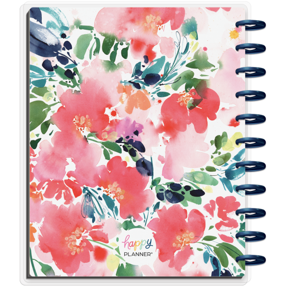 Feilvare - Ingrid Blooms - Big Vertical Happy Planner - 12 Months