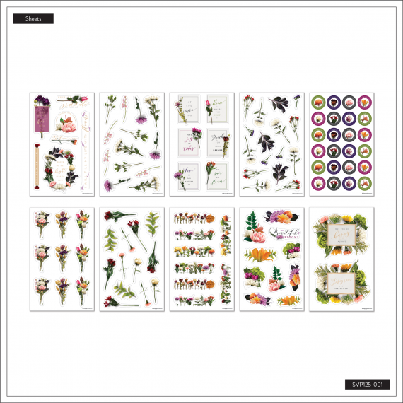 Feilvare - Beautiful Blooms - Classic Value Pack Stickers